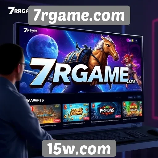 Exploração da interface do usuário do site 7rgame.com